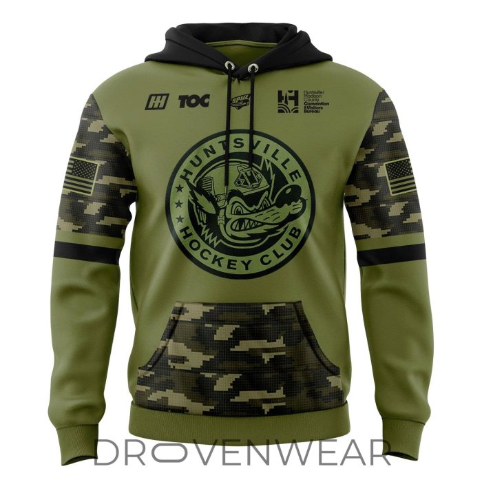 Huntsville Havoc Military Appreciation Night Hoodie - Image 2