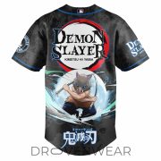Inosuke Hashibira Demon Slayer Los Angeles Anime Baseball Jersey - Image 3