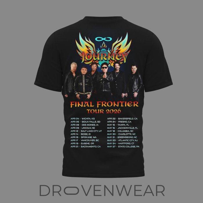 Journey Final Frontier Tour 2026 Special Shirt - Image 3