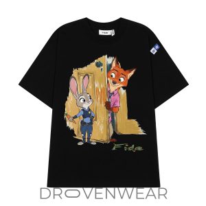 Judy Hopps and Nick Wilde from Disneys Zootopia Tshirt by Drovenwear.com