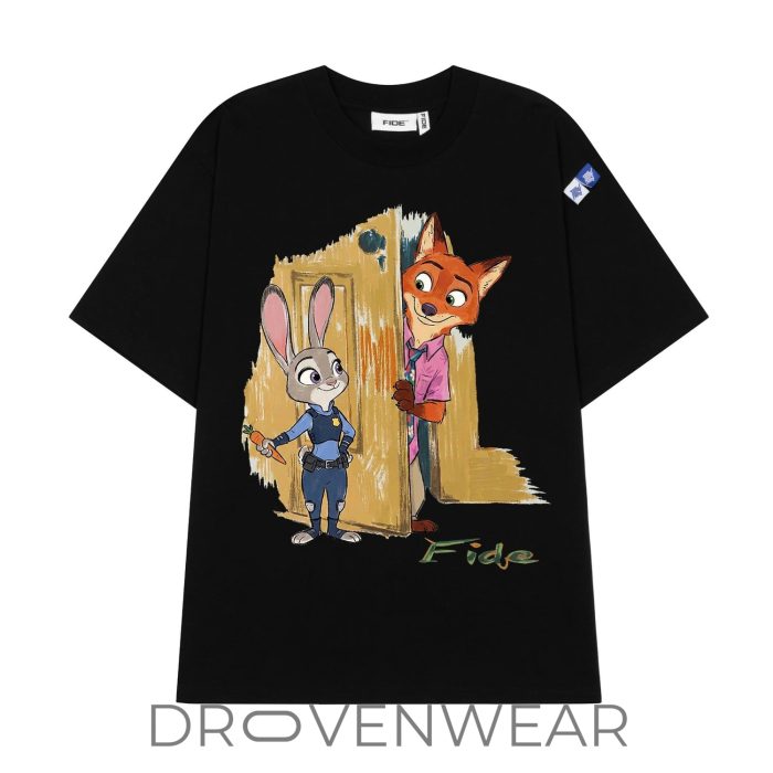 Judy Hopps and Nick Wilde from Disney's Zootopia Tshirt - Image 2