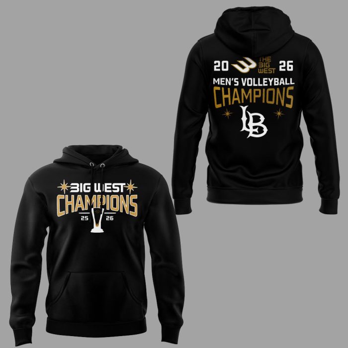Limited Edition 2026 Big West Men’s Volleyball Champions 🏐🏆 Hoodie V2 - Image 6