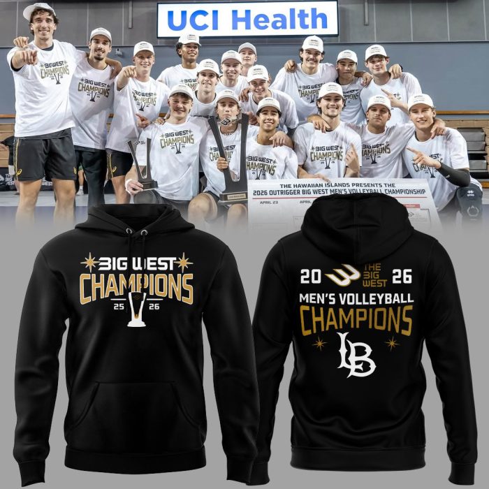 Limited Edition 2026 Big West Men’s Volleyball Champions 🏐🏆 Hoodie V2 - Image 5