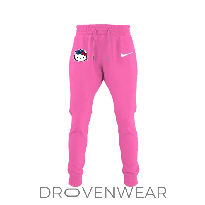 Kansas City Royals x BRUNO MARS x HELLO KITTY Pink Jersey | Jogger | Cap - Image 3