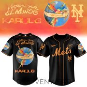 Karol G x Baseball - Nos Vamos de Tour Black Jersey (All Team) - Image 3