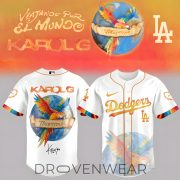 Karol G x Baseball - Nos Vamos de Tour White Jersey (All Team) - Image 5