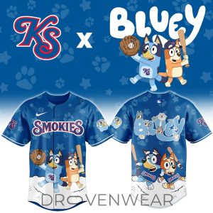 Knoxville Smokies Bluey Night Game Limited Jersey by Drovenwear.com