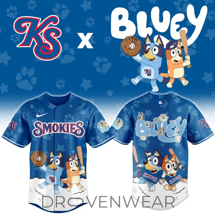 Knoxville Smokies Bluey Night Game Limited Jersey - Image 2