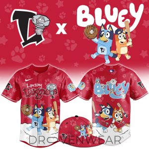 Lansing Lugnuts Bluey Night Game Limited Jersey by Drovenwear.com