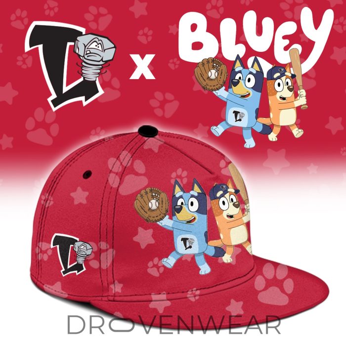 Lansing Lugnuts Bluey Night Game Limited Jersey - Image 3