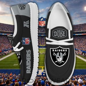 Las Vegas Raiders Hey Dude Loafer Shoes Liminted Edition 2026 by Drovenwear.com