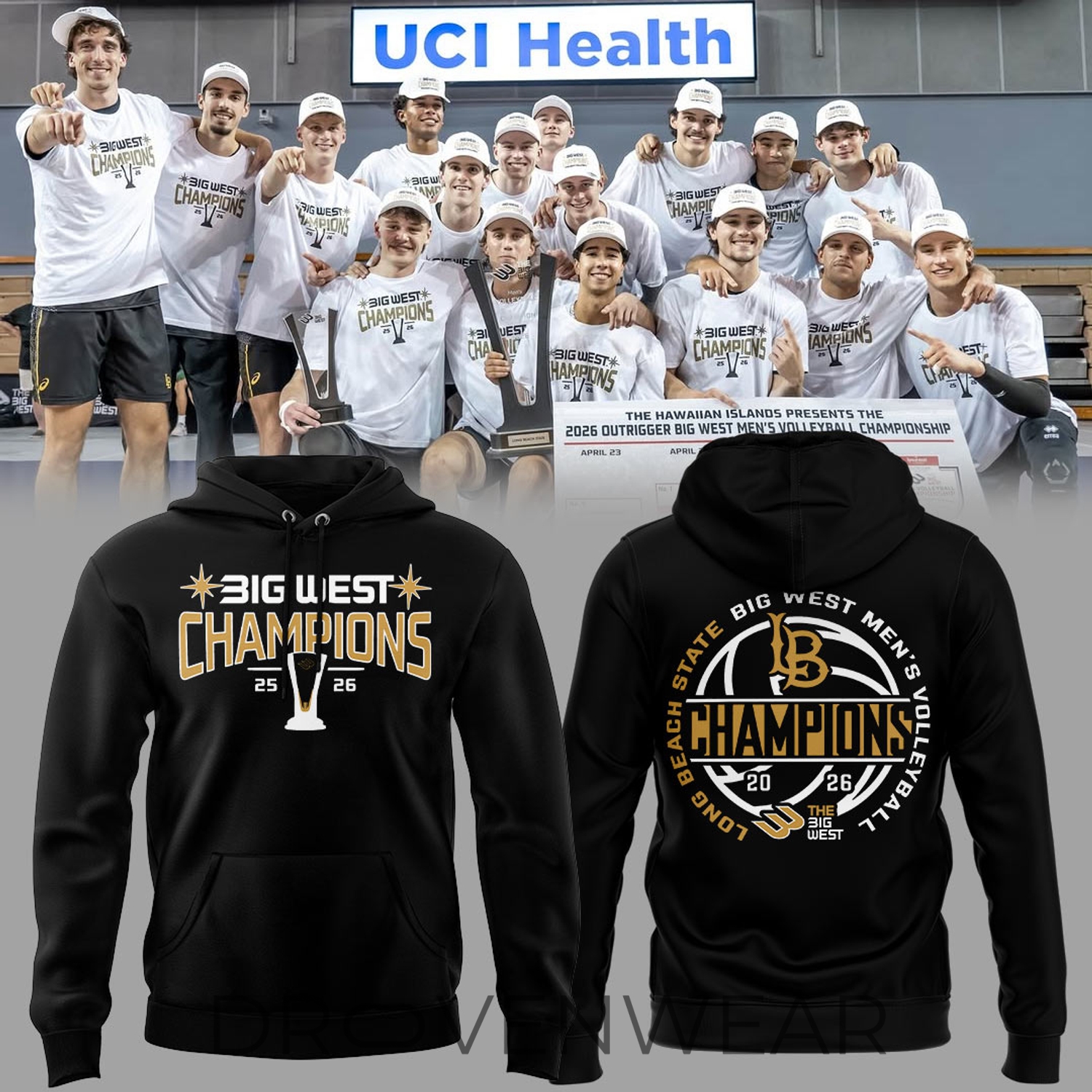 Limited Edition 2026 Big West Menβs Volleyball Champions ππ Hoodie Limited Edition 2026 Big West Menβs Volleyball Champions ππ Hoodie