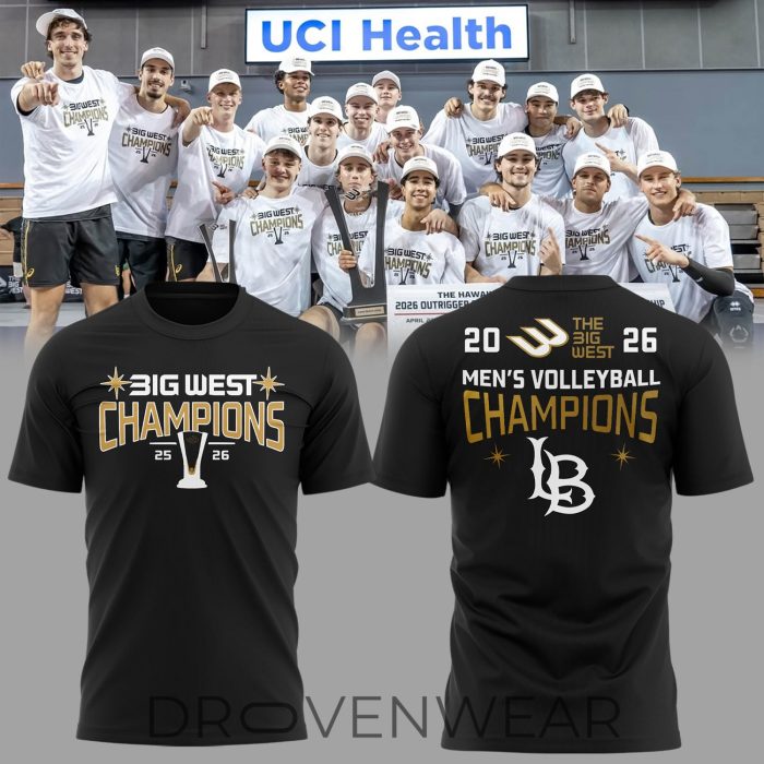 Limited Edition 2026 Big West Men’s Volleyball Champions 🏐🏆 Shirt V2 - Image 5