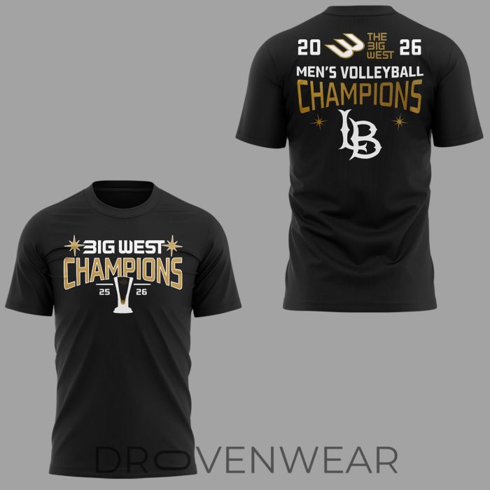 Limited Edition 2026 Big West Men’s Volleyball Champions 🏐🏆 Shirt V2 - Image 6