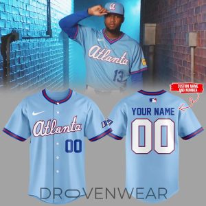 Limited Edition Atlanta Braves City Connect Custom Jersey by Drovenwear.com