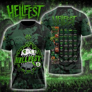 Limited Edition Hellfest Tour 2026 Shirt by Drovenwear.com