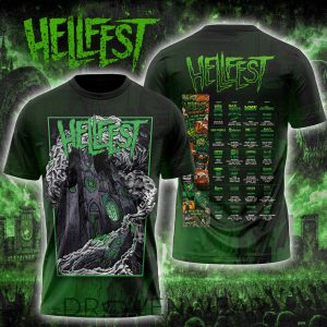 Limited Edition Hellfest Tour 2026 Shirt Ver3 by Drovenwear.com