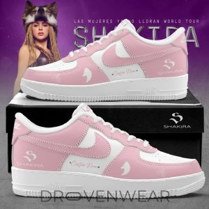Limited Edition Shakira Tour EU 2026 Premium Pink Sneaker AIR by Drovenwear.com