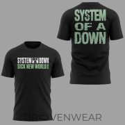 Limited Edition System Of A Down Sick New World T-shirt