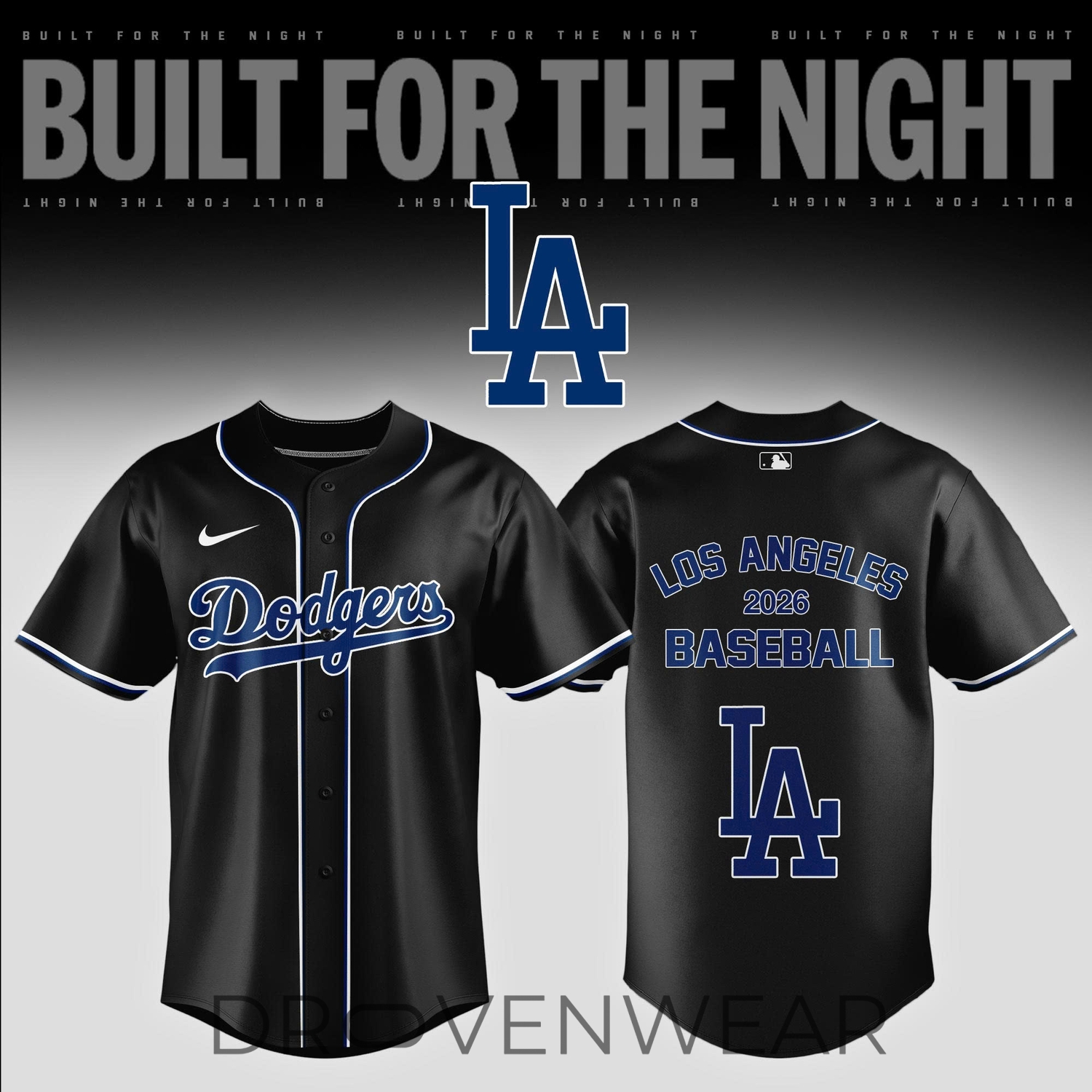 Los Angeles Dodgers 2026 Black Out Limited Edition Jersey Los Angeles Dodgers 2026 Black Out Limited Edition Jersey