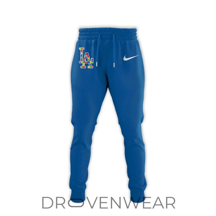 Los Angeles Dodgers Autism Awareness 2026 Limited Edition Jersey | Jogger | Cap - Image 3