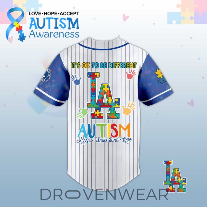 Los Angeles Dodgers Autism Awareness 2026 Limited Editions Jersey - Image 2