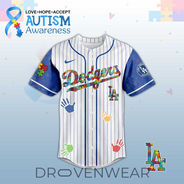 Los Angeles Dodgers Autism Awareness 2026 Limited Editions Jersey - Image 3