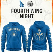 Los Angeles Dodgers Baseball Fourth Wings Night Limited Edition Hoodie - Image 4