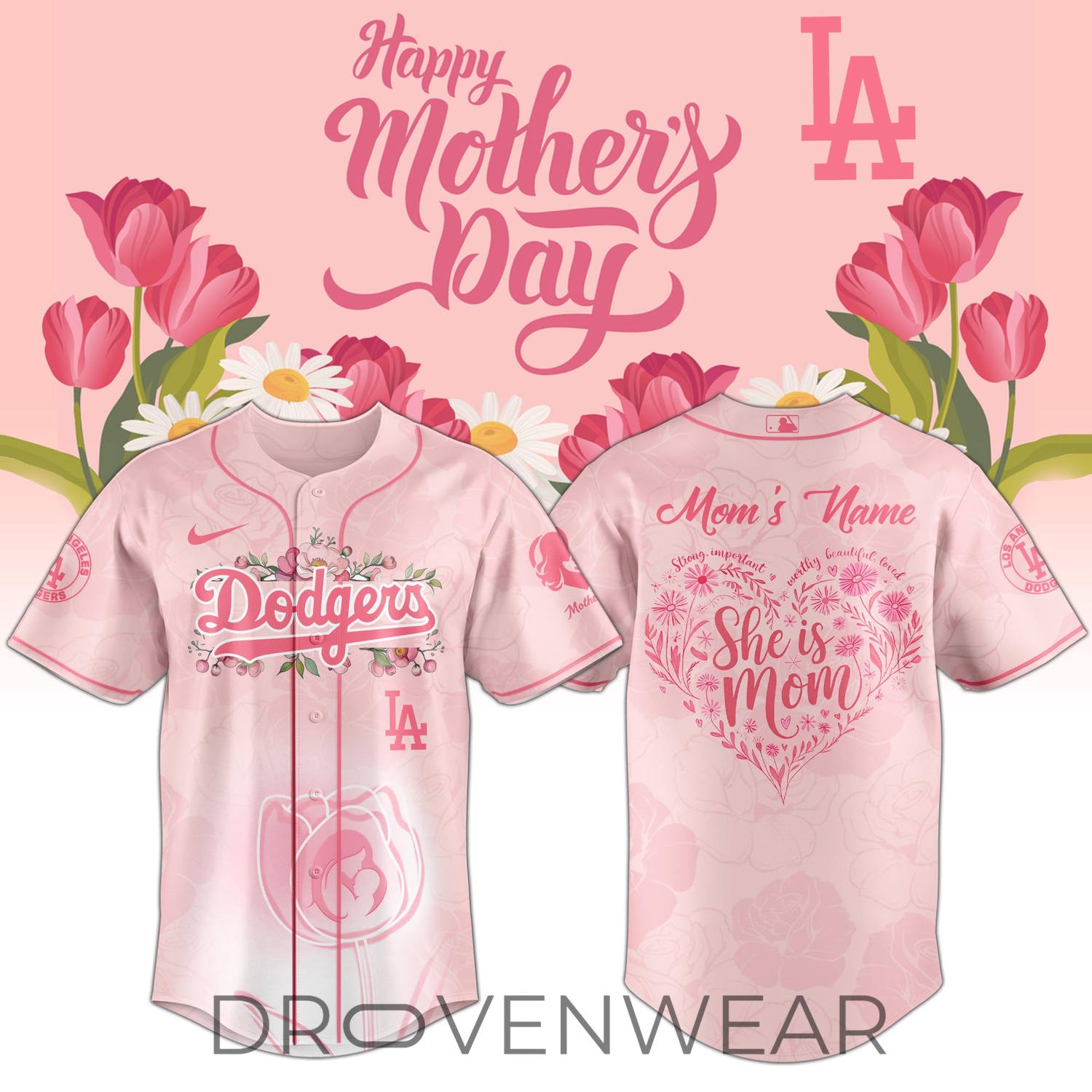 Los Angeles Dodgers Happy Mother’s Day 2026 Jersey Personalization Limited Edition + Selling Out Fast Los Angeles Dodgers Happy Mother’s Day 2026 Jersey Personalization Limited Edition + Selling Out Fast