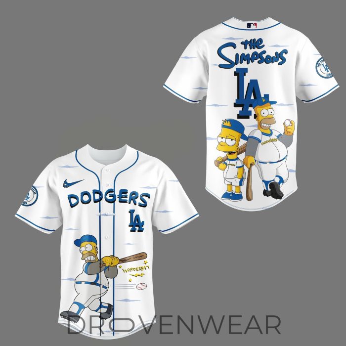 Los Angeles Dodgers The Simpsons 2026 Limited Edition Jersey x Jogger x Cap - Image 2