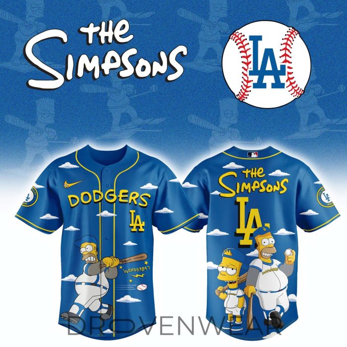 Los Angeles Dodgers The Simpsons 2026 Limited Edition Jersey x Jogger x Cap - Image 4