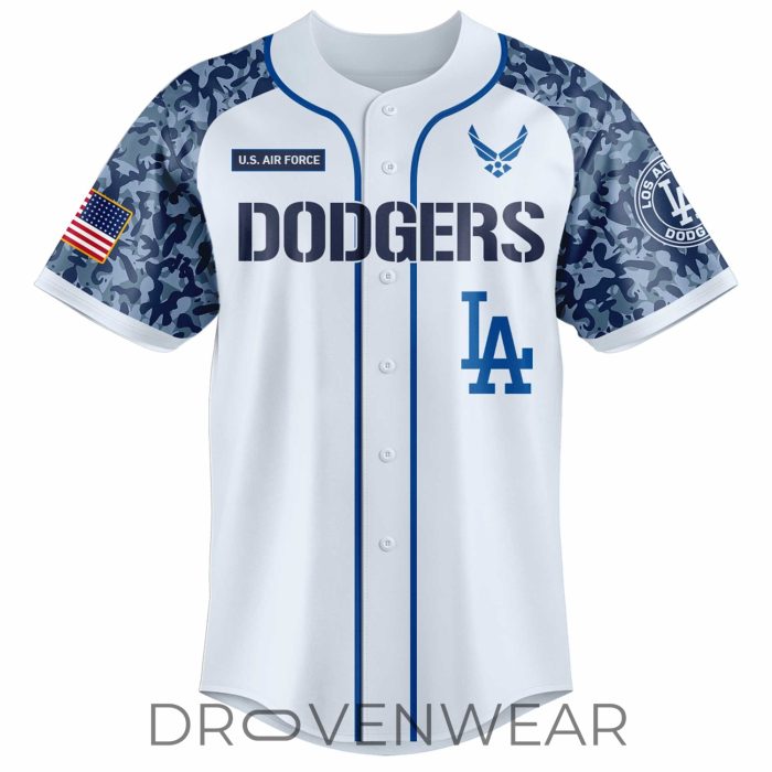 Los Angeles Dodgers x US Air Force 79th Anniversary Jersey - Image 2