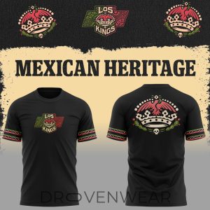 Los Angeles Kings Mexican Heritage Celebration Graphic Shirt by Drovenwear.com
