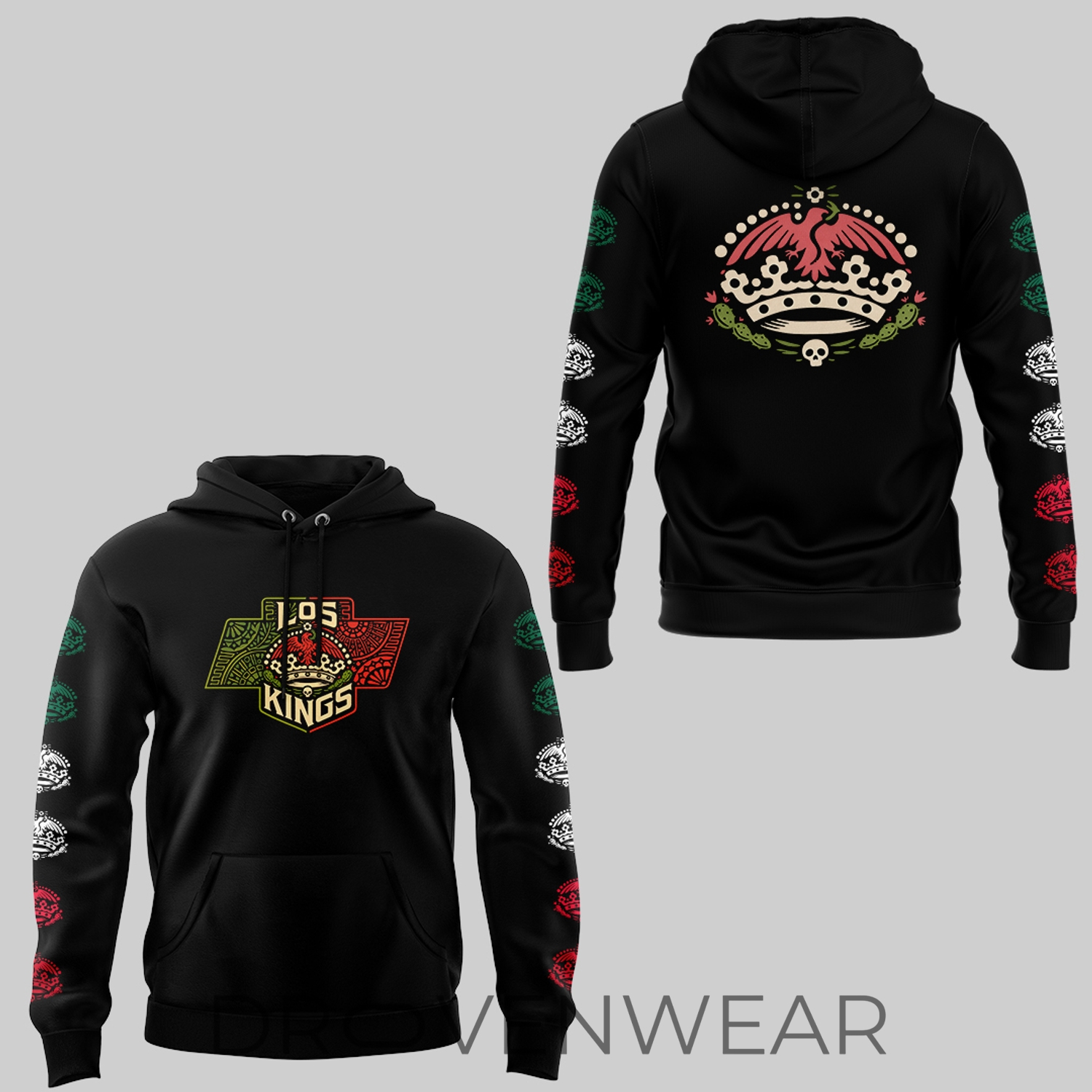 Los Angeles Kings Mexican Heritage Celebration Hockey Hoodie Los Angeles Kings Mexican Heritage Celebration Hockey Hoodie