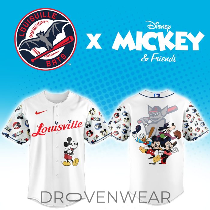 Louisville Bats Mickey Mouse Night Limited Jersey - Image 2