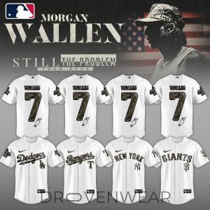 MLB ALL TEAM x Morgan Wallen Still Problem Tour Jersey by Drovenwear.com