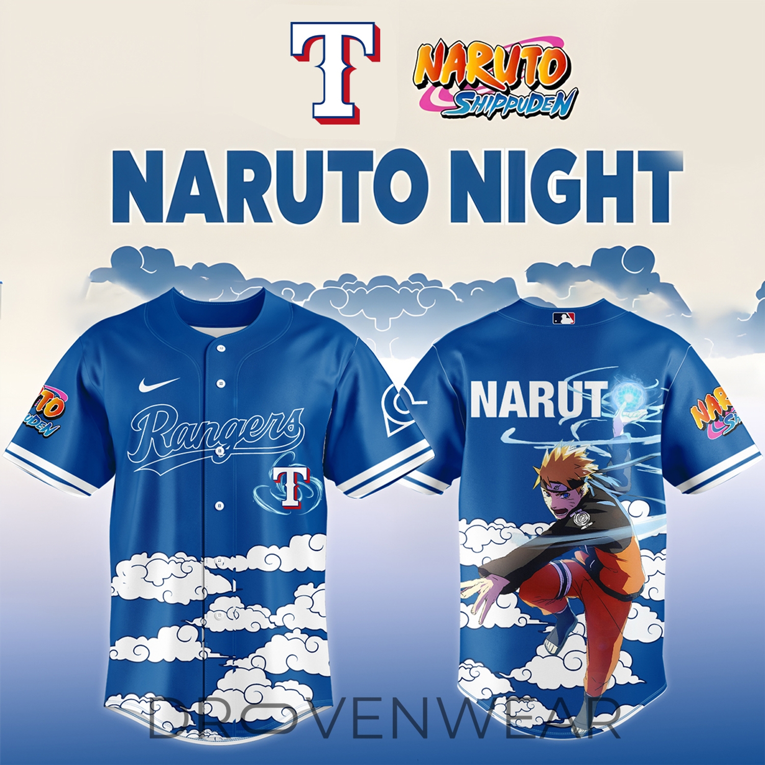 MLB ALL TEAM x Naruto Limited Jersey MLB ALL TEAM x Naruto Limited Jersey