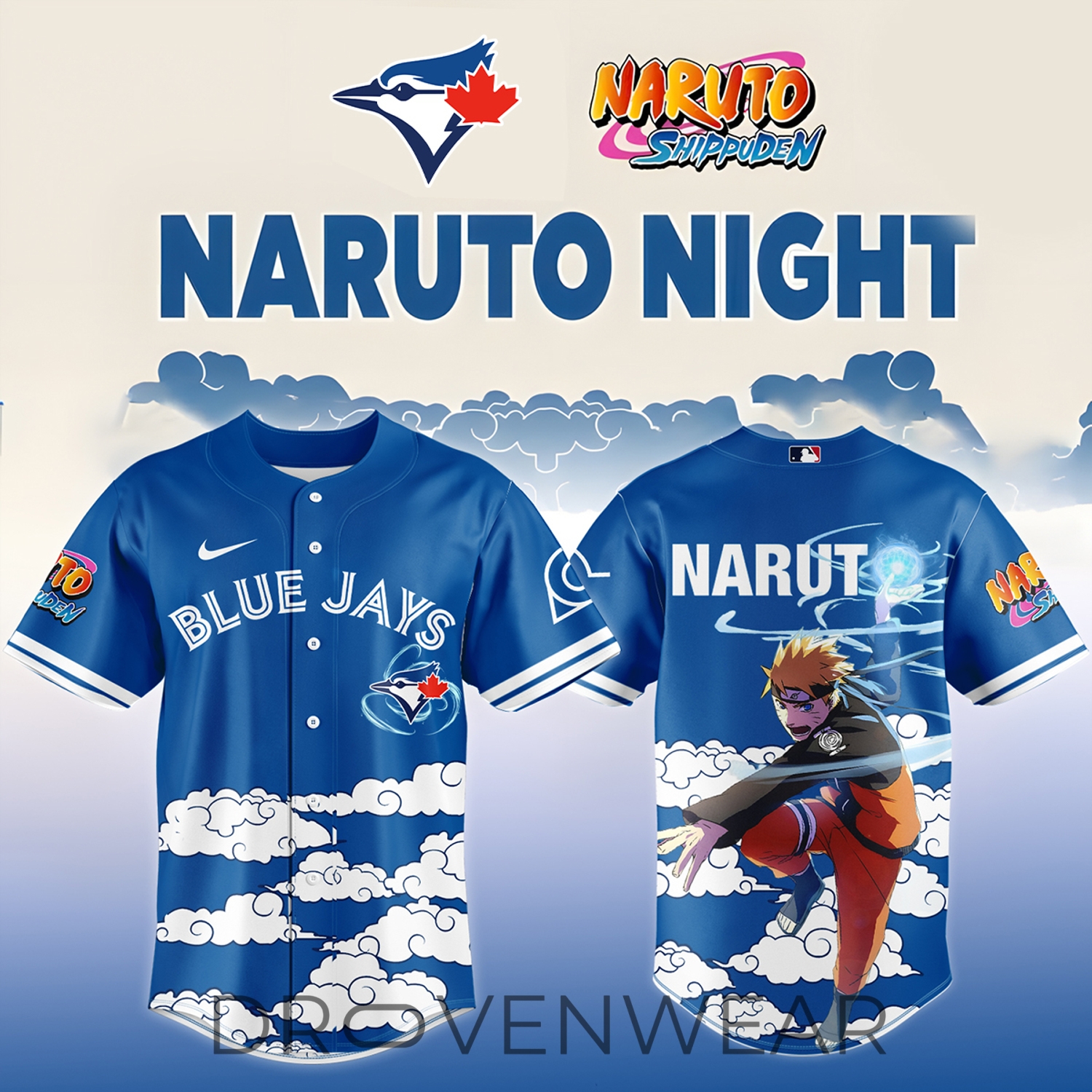MLB ALL TEAM x Naruto Limited Jersey MLB ALL TEAM x Naruto Limited Jersey