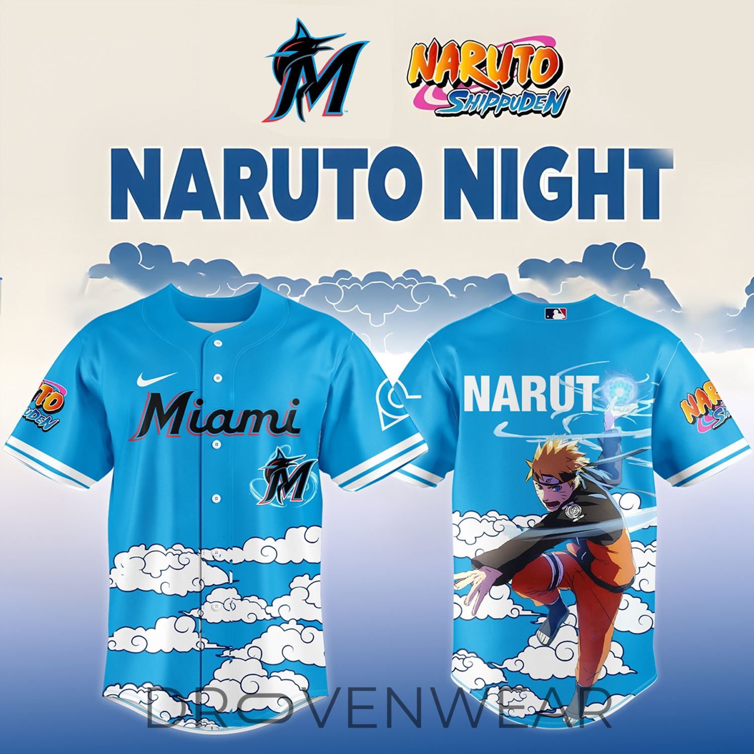 MLB ALL TEAM x Naruto Limited Jersey MLB ALL TEAM x Naruto Limited Jersey