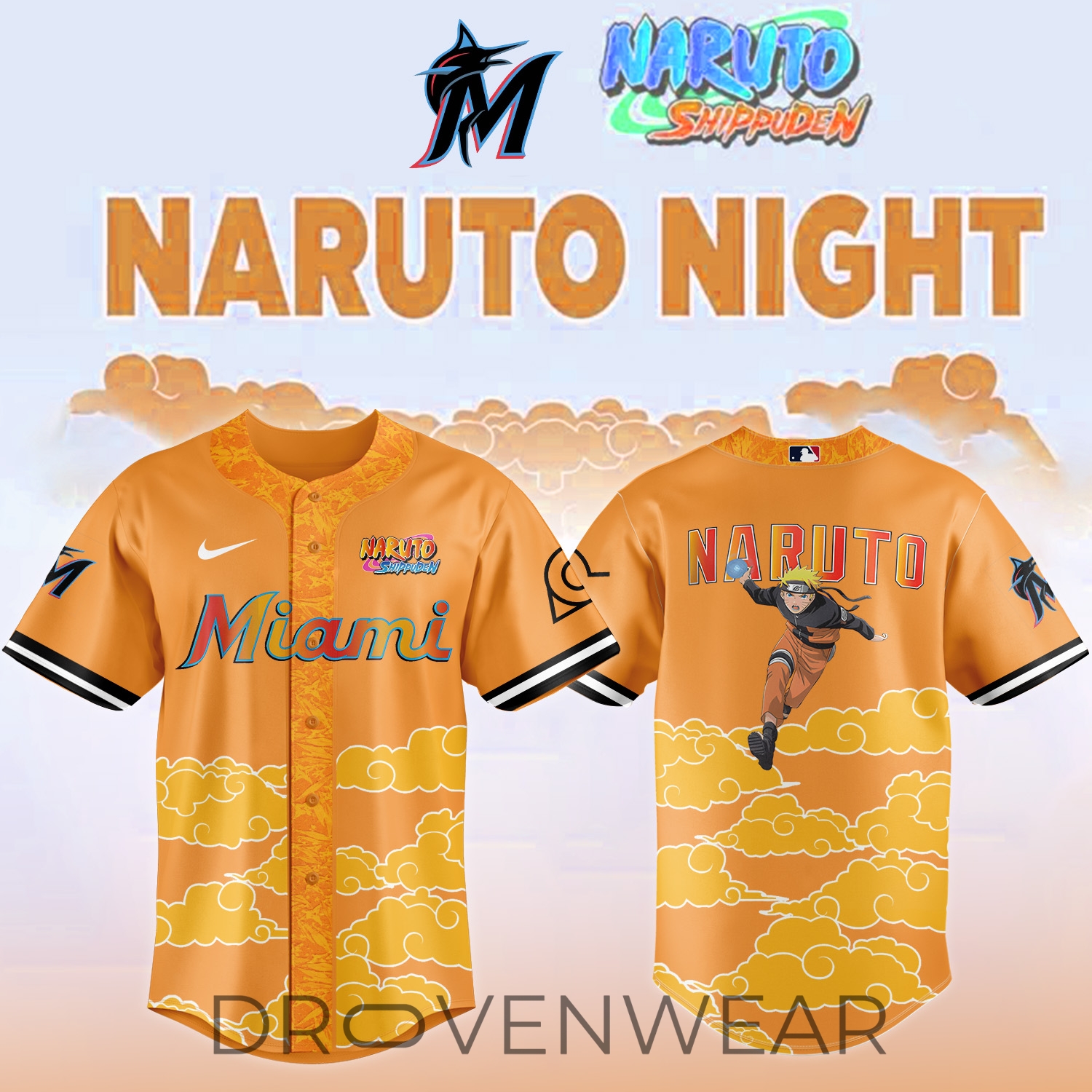 MLB ALL TEAM x Naruto Limited Jersey V2 MLB ALL TEAM x Naruto Limited Jersey V2