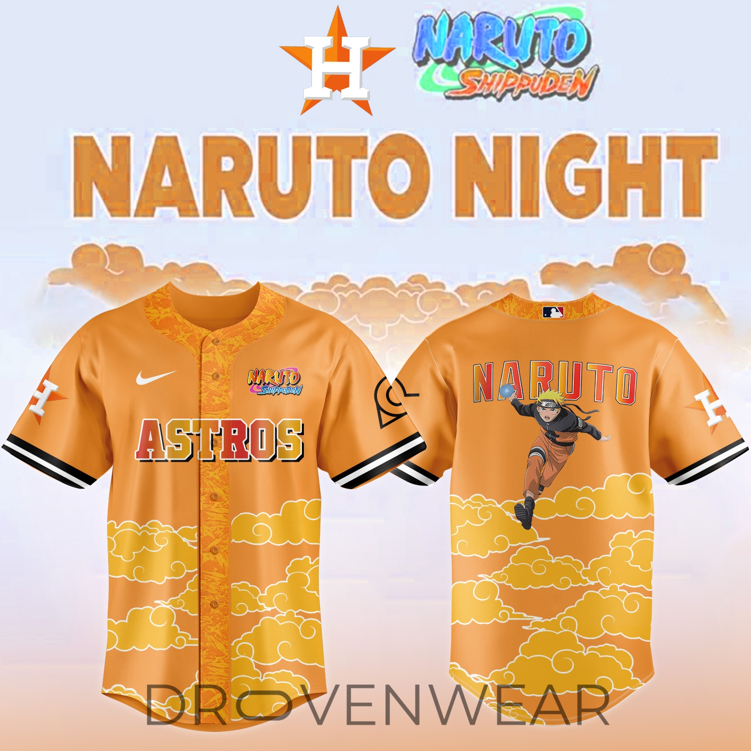 MLB ALL TEAM x Naruto Limited Jersey V2 MLB ALL TEAM x Naruto Limited Jersey V2