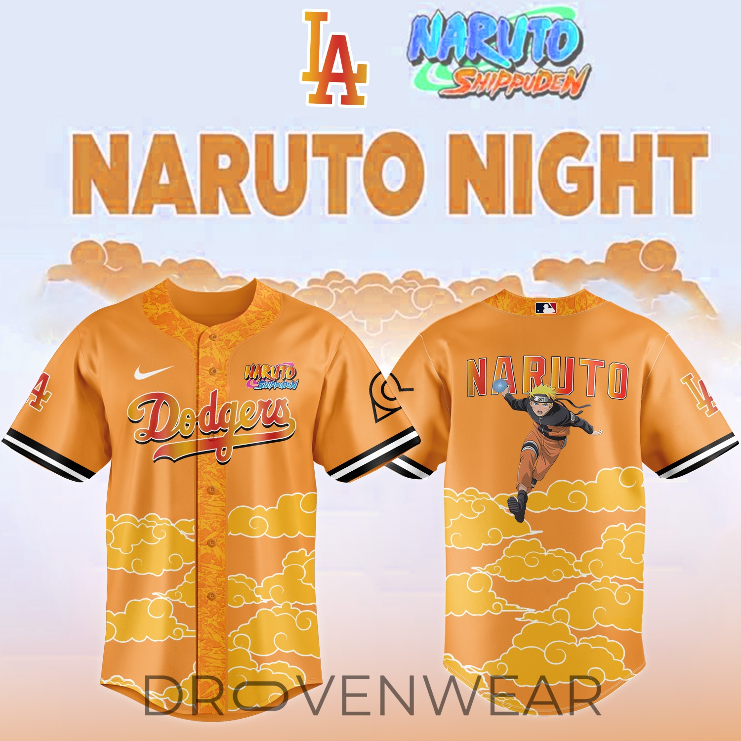 MLB ALL TEAM x Naruto Limited Jersey V2 MLB ALL TEAM x Naruto Limited Jersey V2