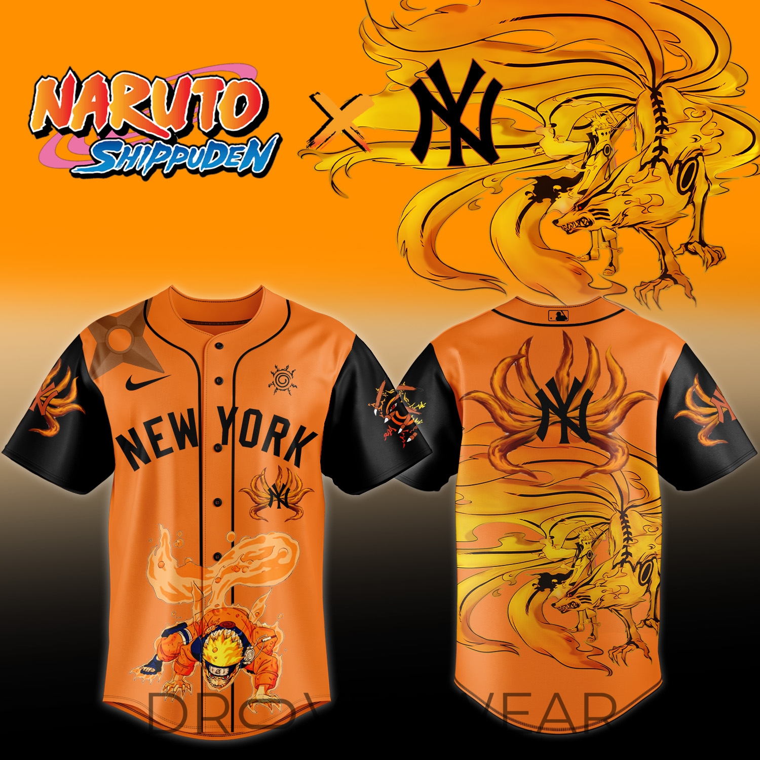 MLB ALL TEAM x Naruto Limited Jersey V5 MLB ALL TEAM x Naruto Limited Jersey V5
