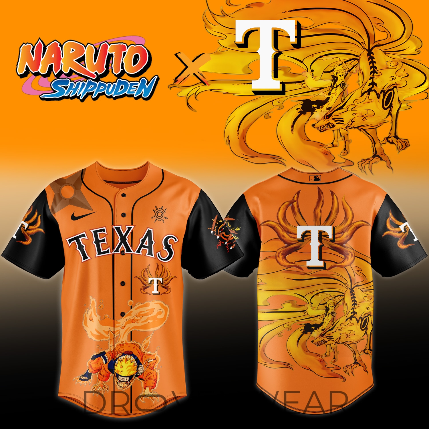 MLB ALL TEAM x Naruto Limited Jersey V5 MLB ALL TEAM x Naruto Limited Jersey V5