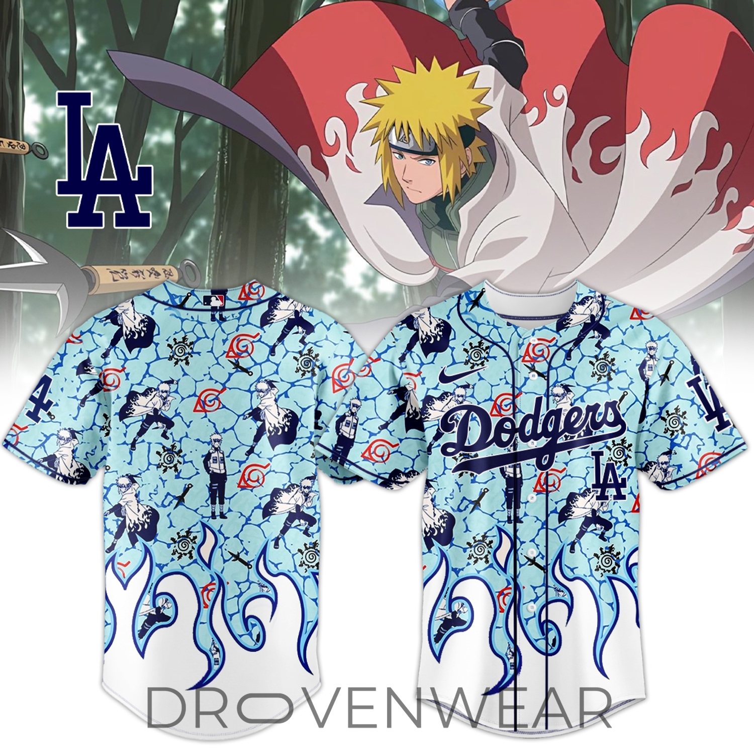 MLB ALL TEAM x Naruto “Minato” Limited Jersey MLB ALL TEAM x Naruto “Minato” Limited Jersey