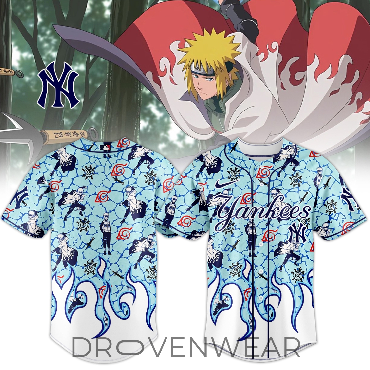 MLB ALL TEAM x Naruto “Minato” Limited Jersey MLB ALL TEAM x Naruto “Minato” Limited Jersey