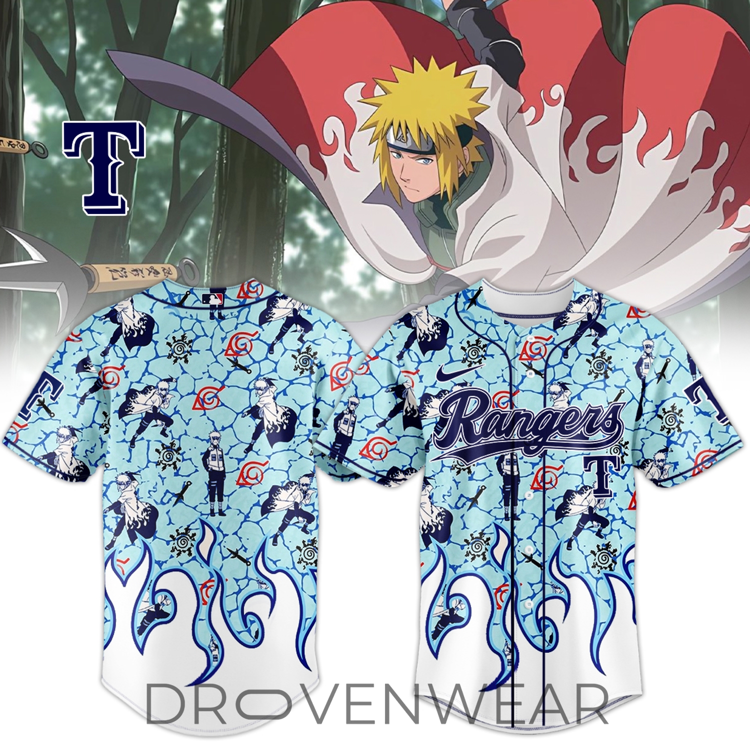 MLB ALL TEAM x Naruto “Minato” Limited Jersey MLB ALL TEAM x Naruto “Minato” Limited Jersey