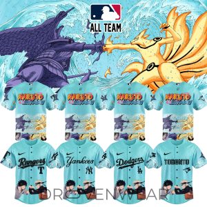 MLB ALL TEAM x Naruto Naruto x Sasuke Limited Jersey by Drovenwear.com