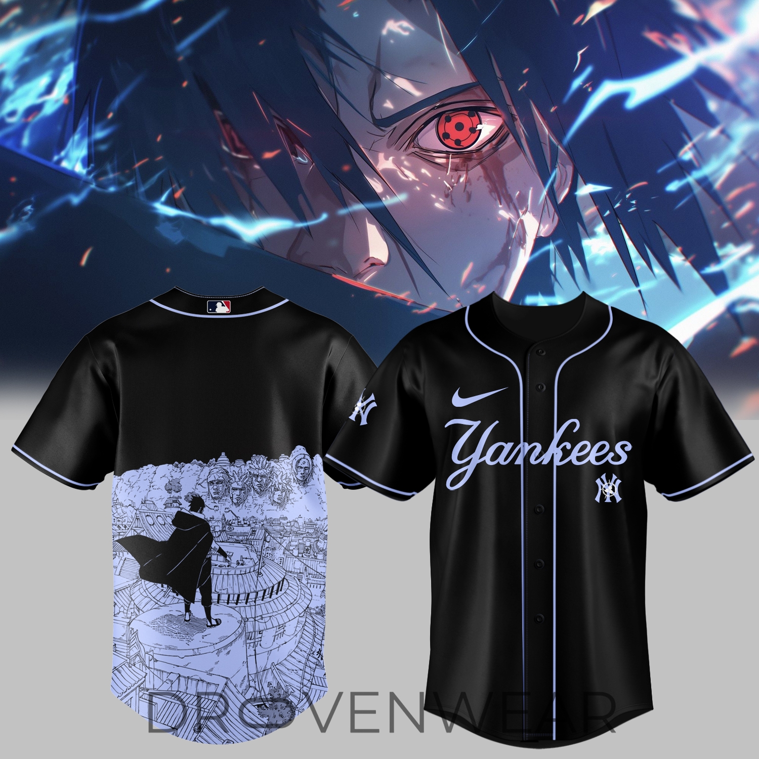 MLB ALL TEAM x Naruto “Sasuke” Limited Jersey MLB ALL TEAM x Naruto “Sasuke” Limited Jersey