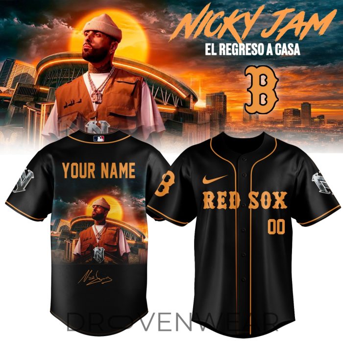 MLB All Team X “Nicky Jam – El Regreso A Casa” 2026 Limited Edition Signature Custom Jersey - Image 4